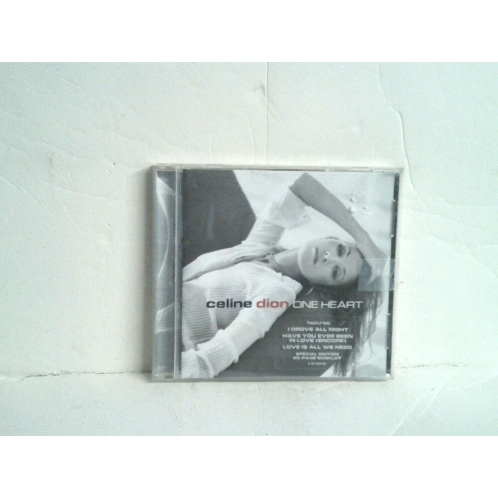 Celine Dion One Heart CD 2003 Sony Music Entertainment W/Hype Sticker